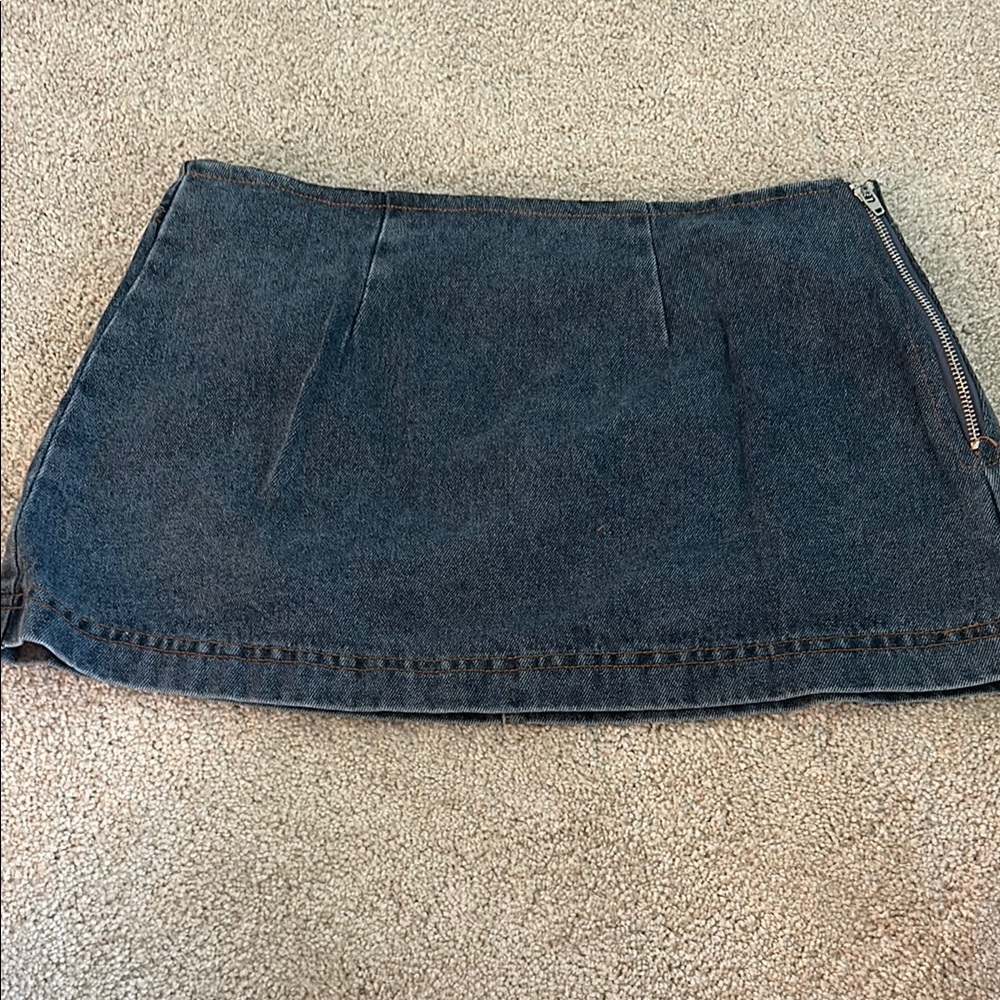 Denim Mini Skirt